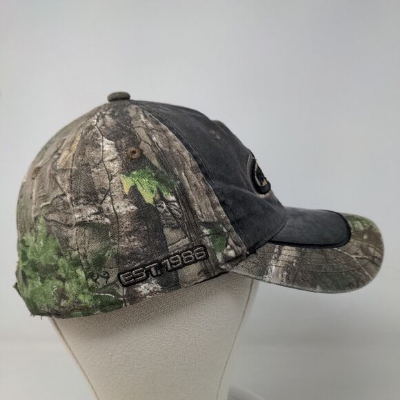 Team Realtree Men's Strapback Camo Hat Size OSFM Embroidered Spell Out Logo - Picture 4 of 8